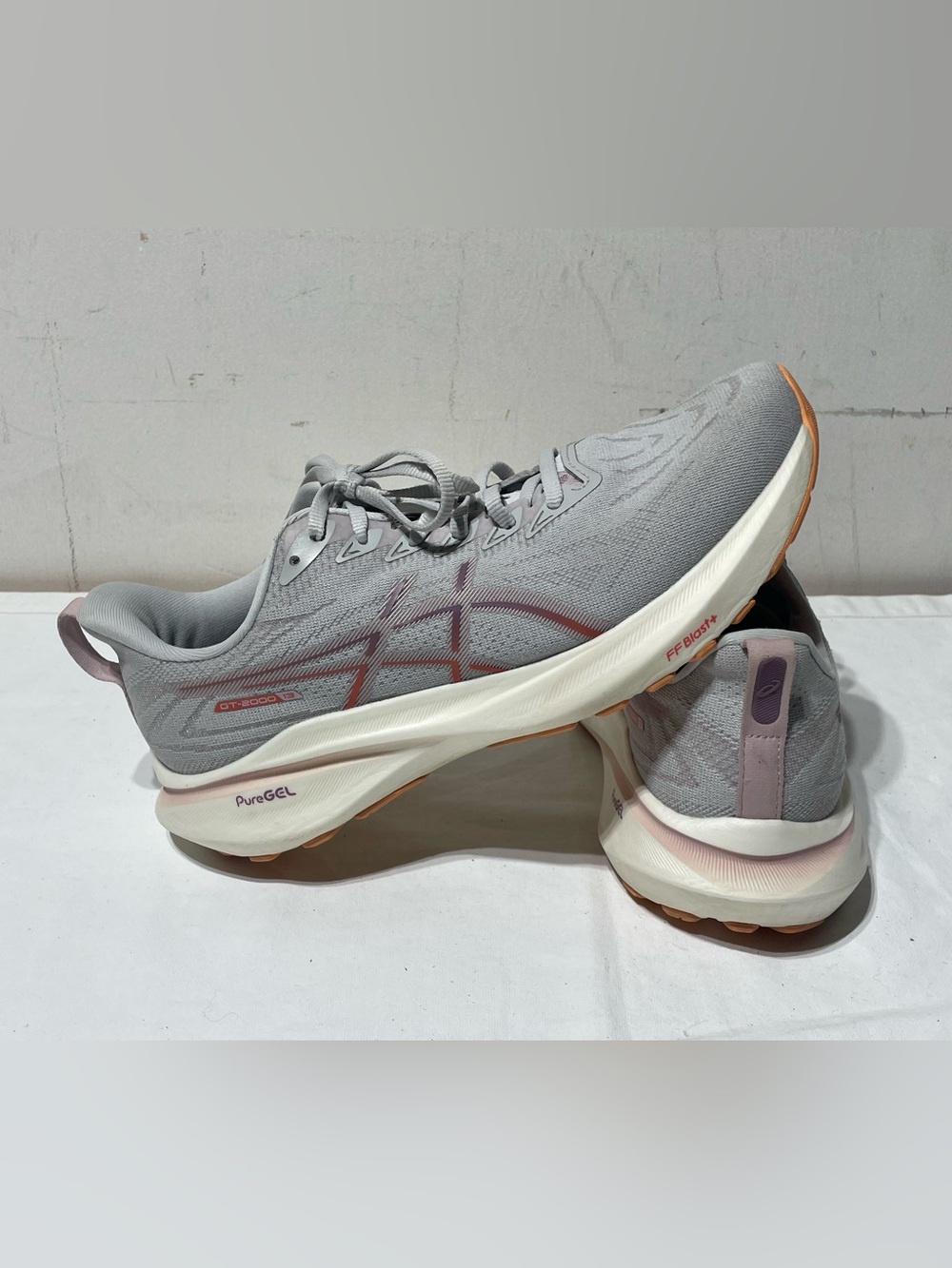 Size 10 - Asics GT 2000 13 Concrete Watershed Rose W Running Shoes Gray Pink